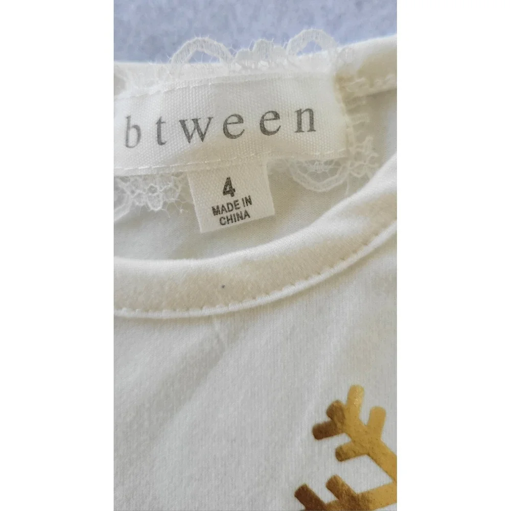 btween girls 4 Piece matching outfit, sweater and leggings with‎ scrunch Sz 4
